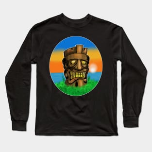 Tiki Sunset Long Sleeve T-Shirt